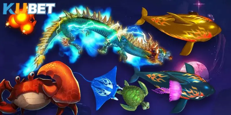 Các loại cá quen thuộc có trong game Bắn Cá Thần Rồng