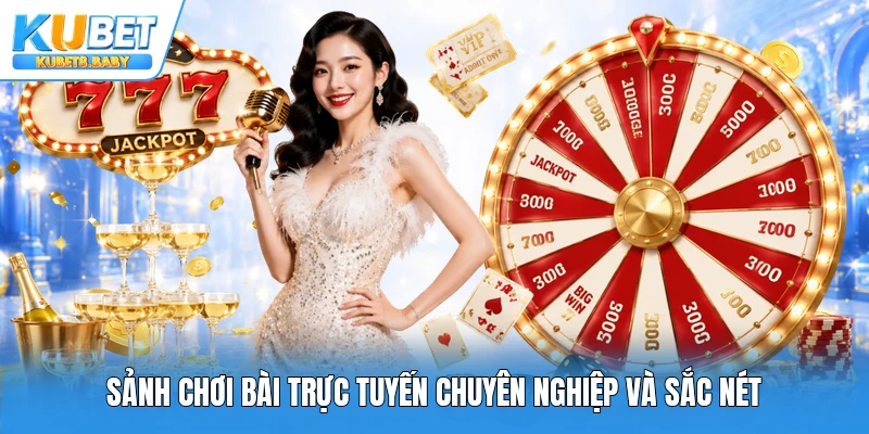 Sảnh chơi bài trực tuyến chuyên nghiệp và sắc nét